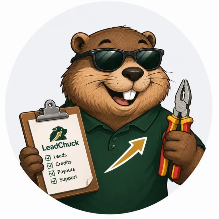 Chuck, the LeadChuck mascot