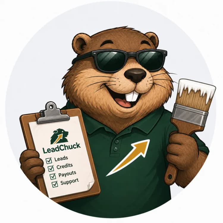 Chuck, the LeadChuck mascot