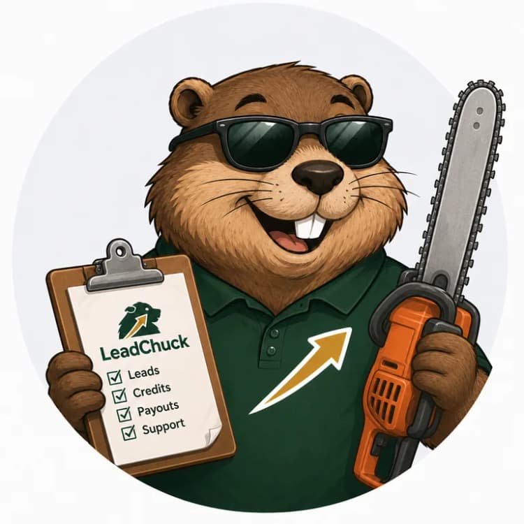 Chuck, the LeadChuck mascot